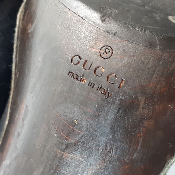 Gucci 90s leather mules heels platform - Picture 13 of 13